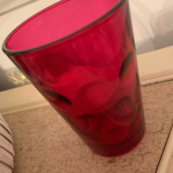 Vintage hazel atlas thumbprint water or juice glasses - Picture 3 of 8